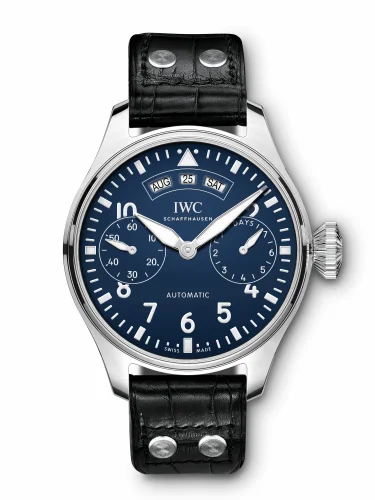 IWC Big Pilot’s Watch Annual Calendar "150 Years" Stainless Steel / Blue IW5027-08 (IW502708)